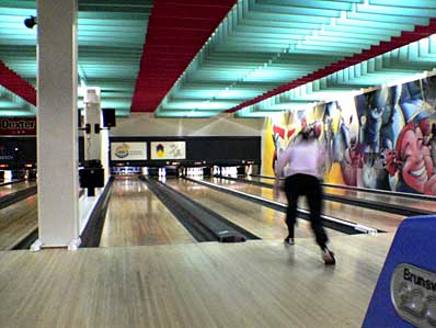 Beim Bowling